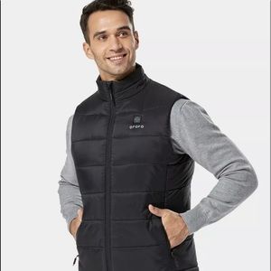 Ororo Heated Apparel (Heated Padded Vest, Black) (Men's M) Battery Included.  X